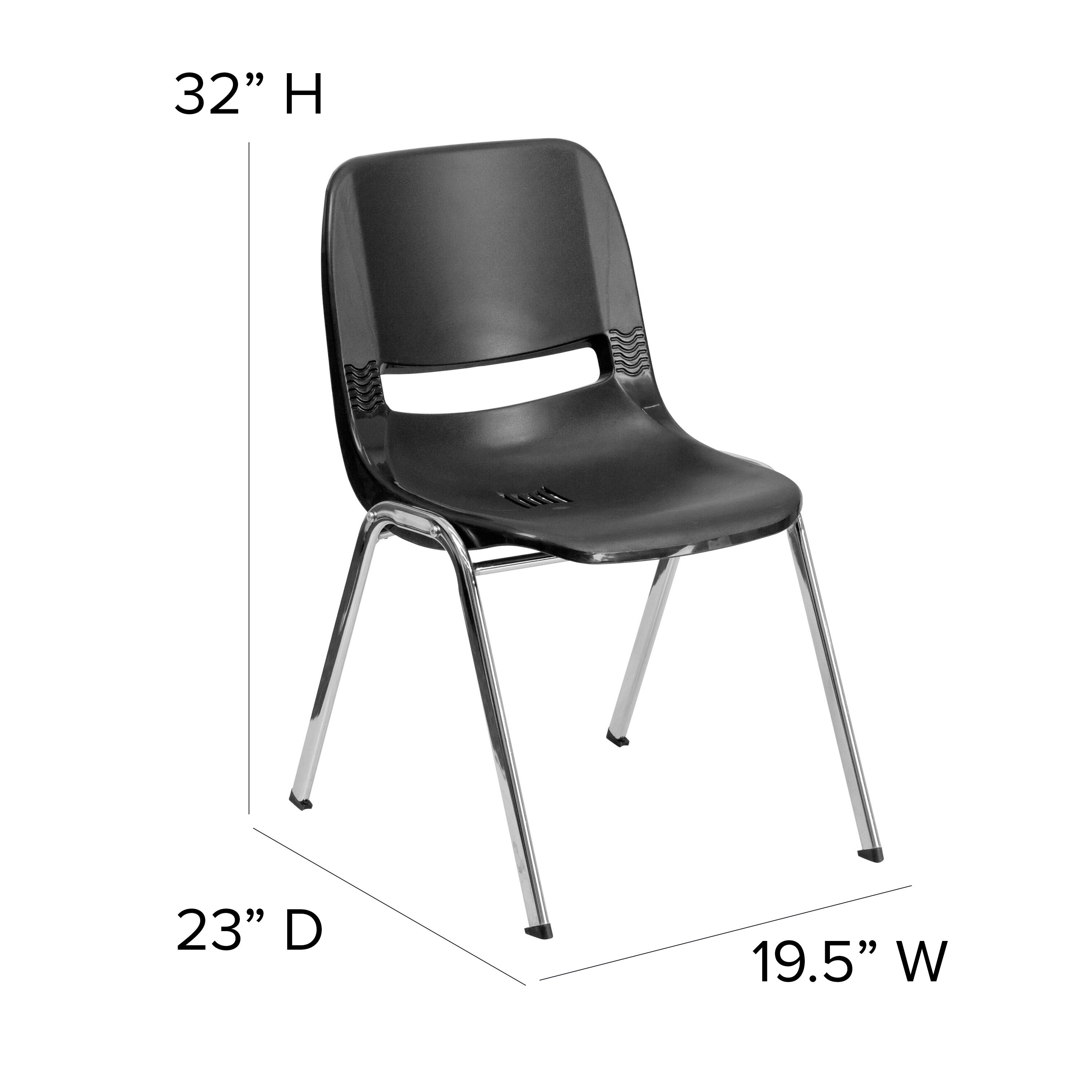 32" H  
23" D  
19.5" W