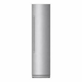 Kucht - Professional 18 in. 8.6 cu. ft. Built-In Freezer in Custom Panel Ready - Panel and Handle Included - Stainless Steel