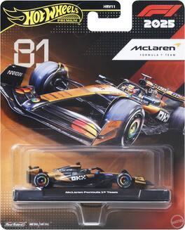 Mattel - Hot Wheels Premium McLaren Formula 1 Team #81 - COLLECTIBLES - Multicolor