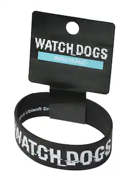 ThinkGeek - Watch Dogs Silicone Logo Wristband - Black
