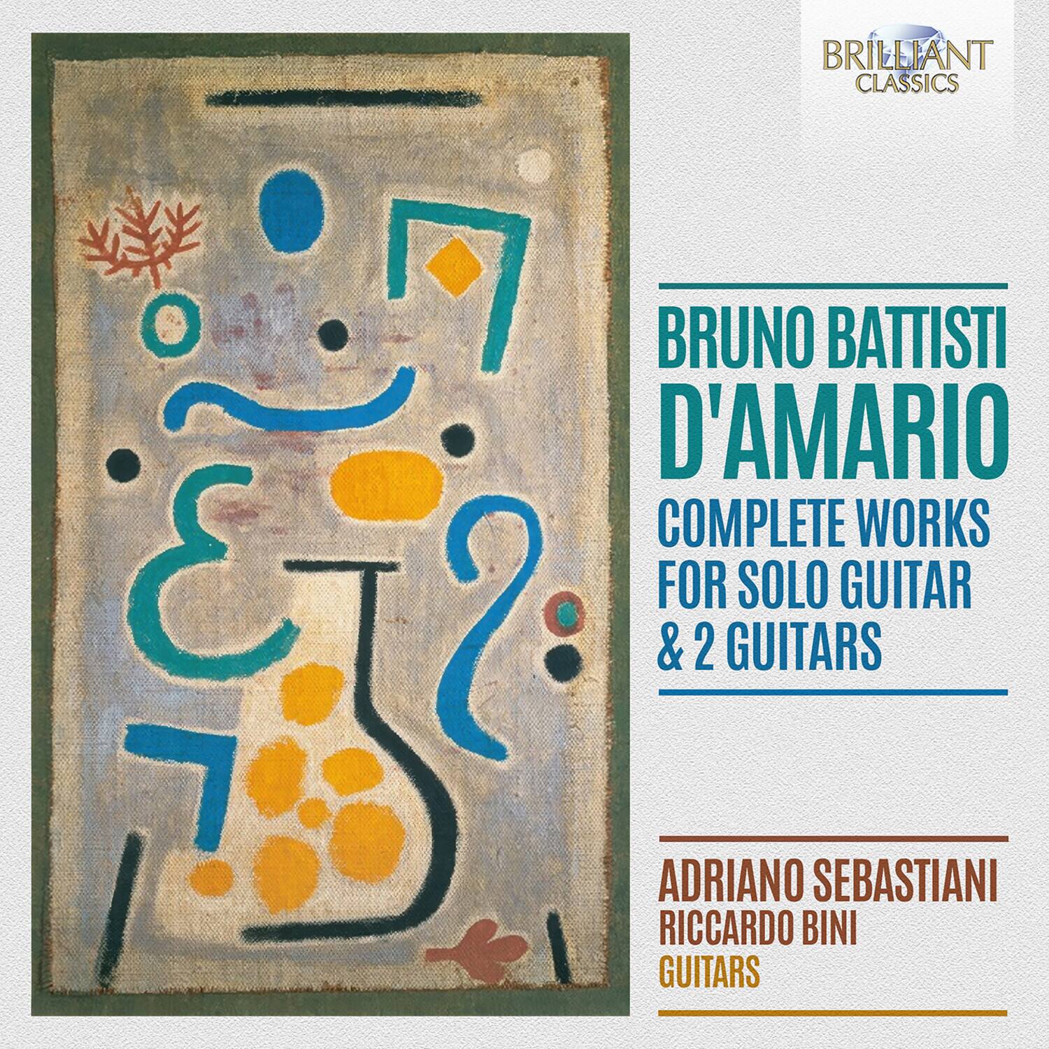 Adriano Sebastiani - D'Amario: Complete Works for Guitar Solo & Two Guitars   - COMPACT DISCS [CD] price history on PriceWatchPro