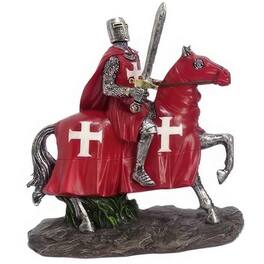 FC Design - 6"H Crusader Cavalry Figurine Computer Desk Tabletop Decoration - Multi-Color