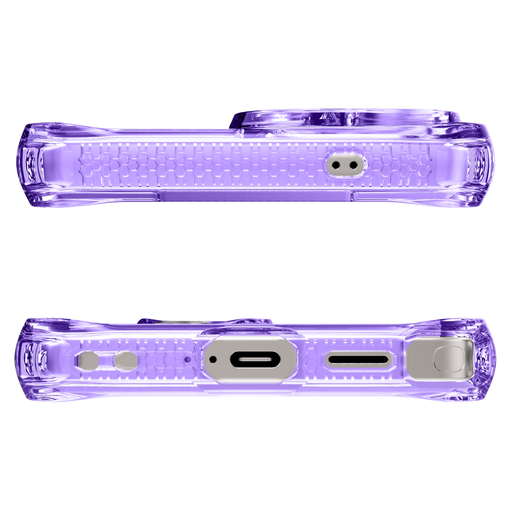 Alt View 2. Itskins - HYBRID R // CLEAR MagSafe Case for Samsung Galaxy S26 Ultra - Light Purple.