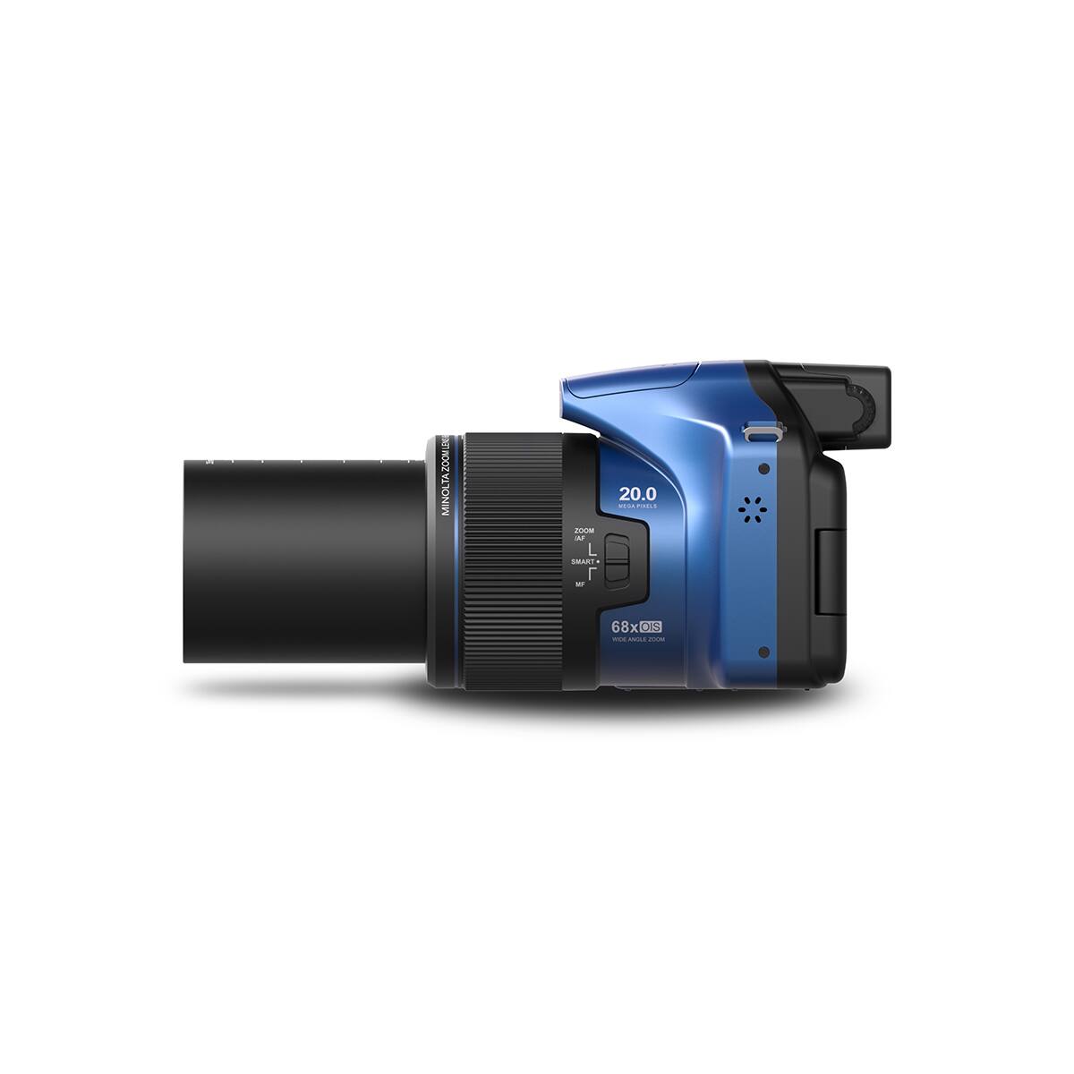 2017 ZOOM MINOLTA  
ZOOM AF L SMART  
20.0 MP  
68x DIGITAL ZOOM