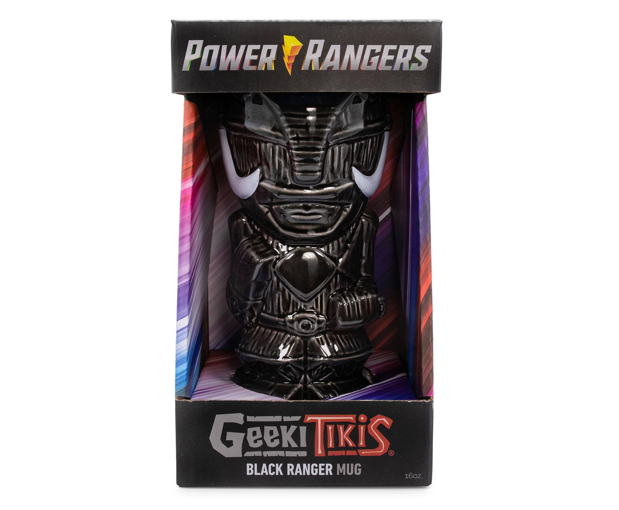 POWER RANGERS  
Geeki Tikis  
BLACK RANGER MUG  
16oz