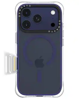Ornarto - Air Case for iPhone 18 Pro Max and for iPhone 17 Pro Max Clear with MagSafe, Built-in Air Phone Cover - Deep Blue