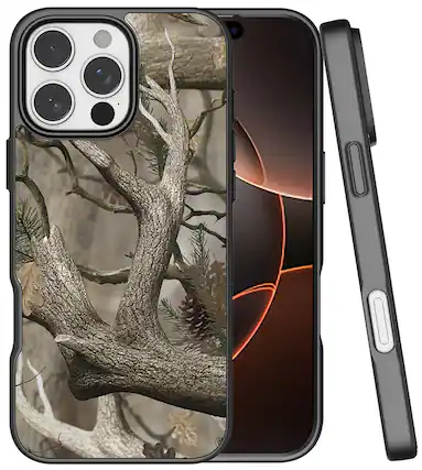 Front. Nakedcellphone - Case for iPhone 16 Pro Max Phone - Compatible with MagSafe - Camo.