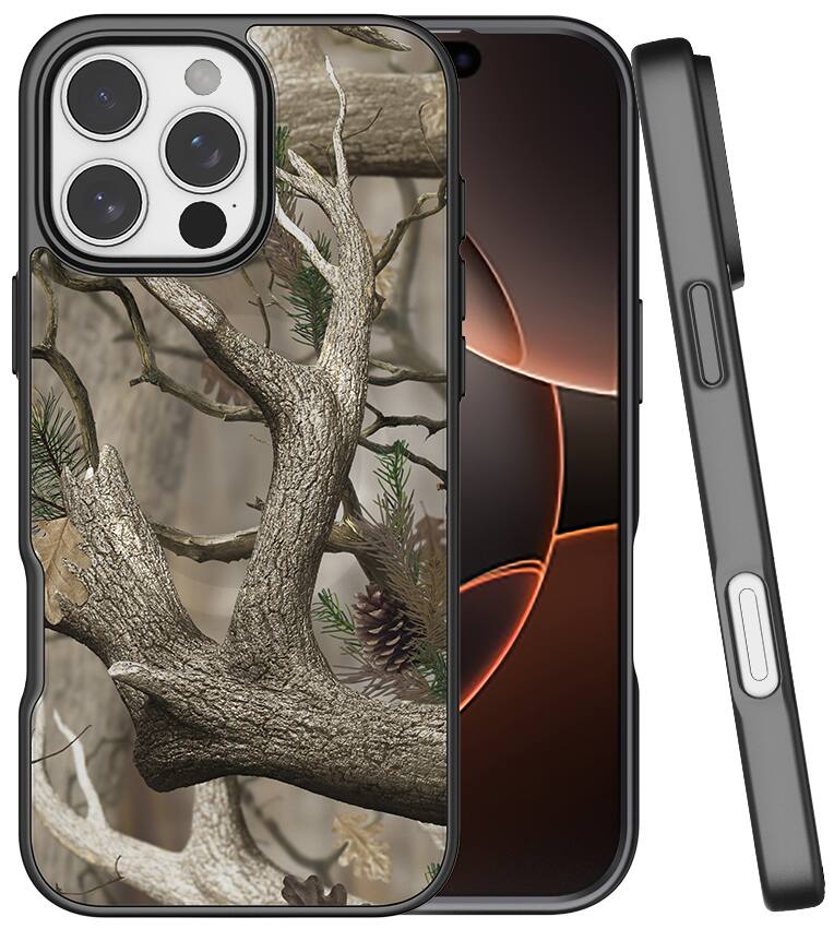 Front. Nakedcellphone - Case for iPhone 16 Pro Max Phone - Compatible with MagSafe - Camo.