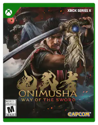 XBOX SERIES X
ONIMUSHA WAY OF THE SWORD
MATURE 17+ JEUNES ADULTES 17+
M ESRB
CAPCOM - M (Mature 17+)
