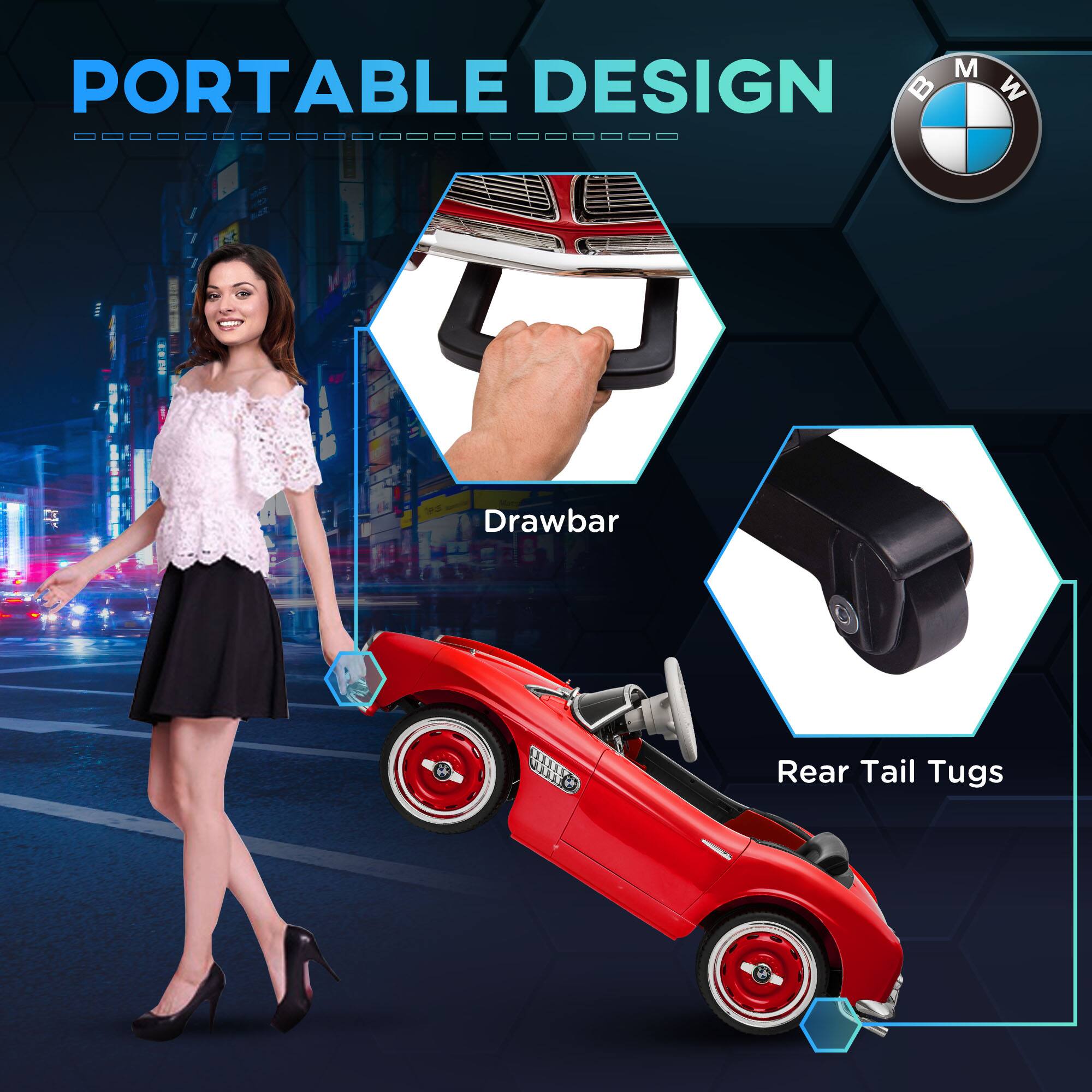 PORTABLE DESIGN

BMW

Drawbar

Rear Tail Tugs
