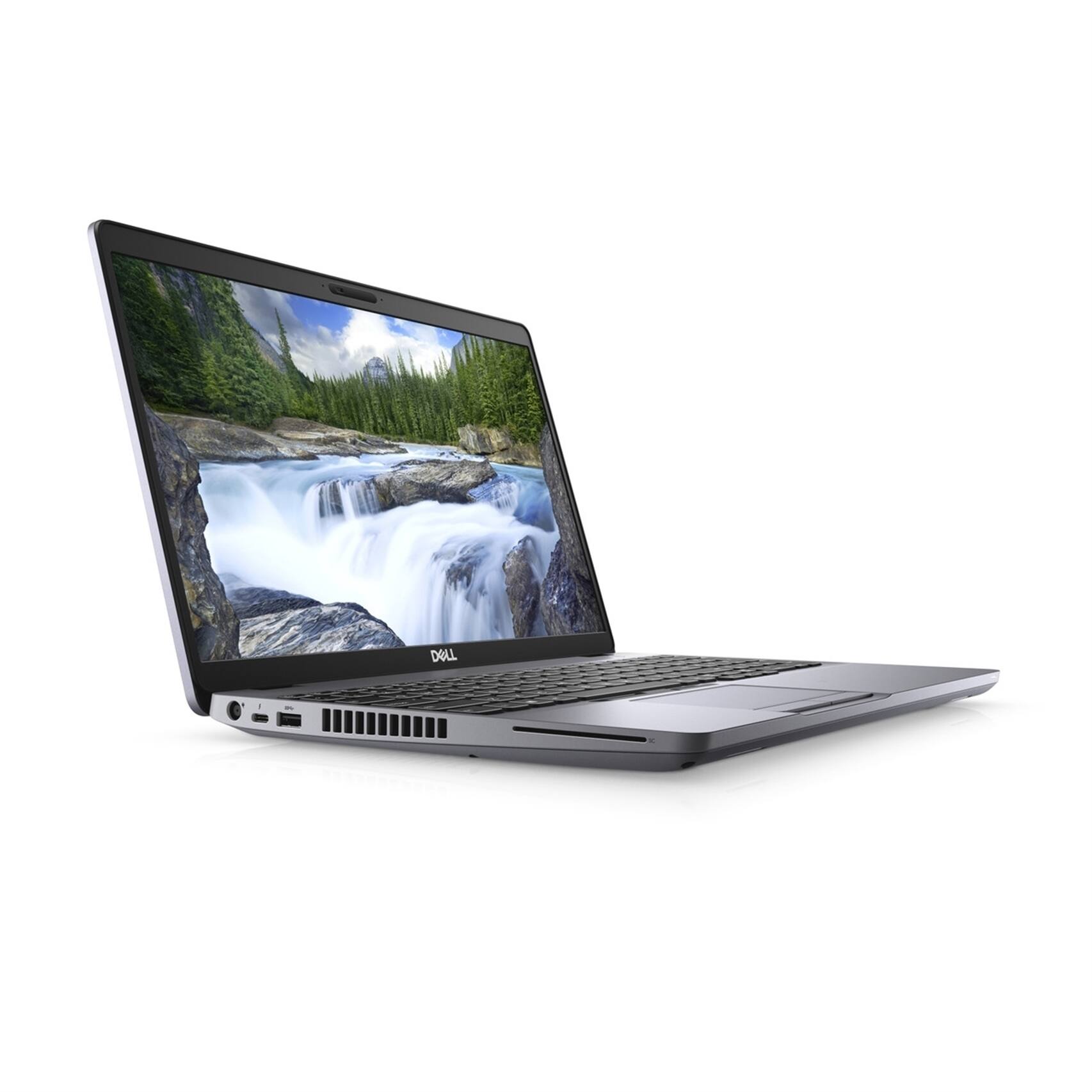 Back. Dell - Latitude 5501 15.6" 16GB 512GB SSD Core™ i7-9850H 2.6GHz WIN11P, Titan - Gray.