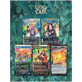 Wizards of The Coast - Magic: The Gathering TCG: Secret Lair - Pick em and Stick em - Rainbow Foil