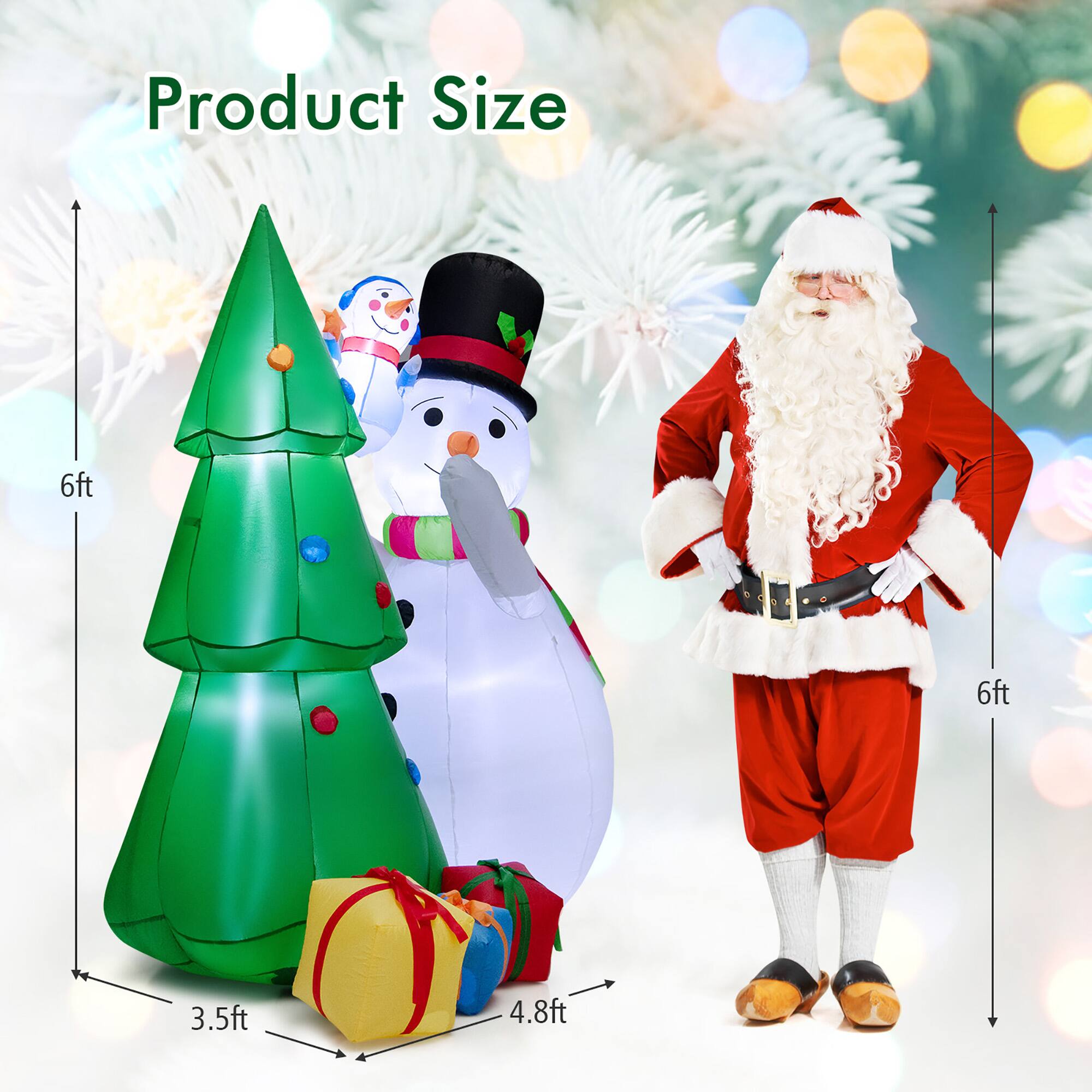 Product Size

- 6ft
- 3.5ft
- 4.8ft
- 6ft