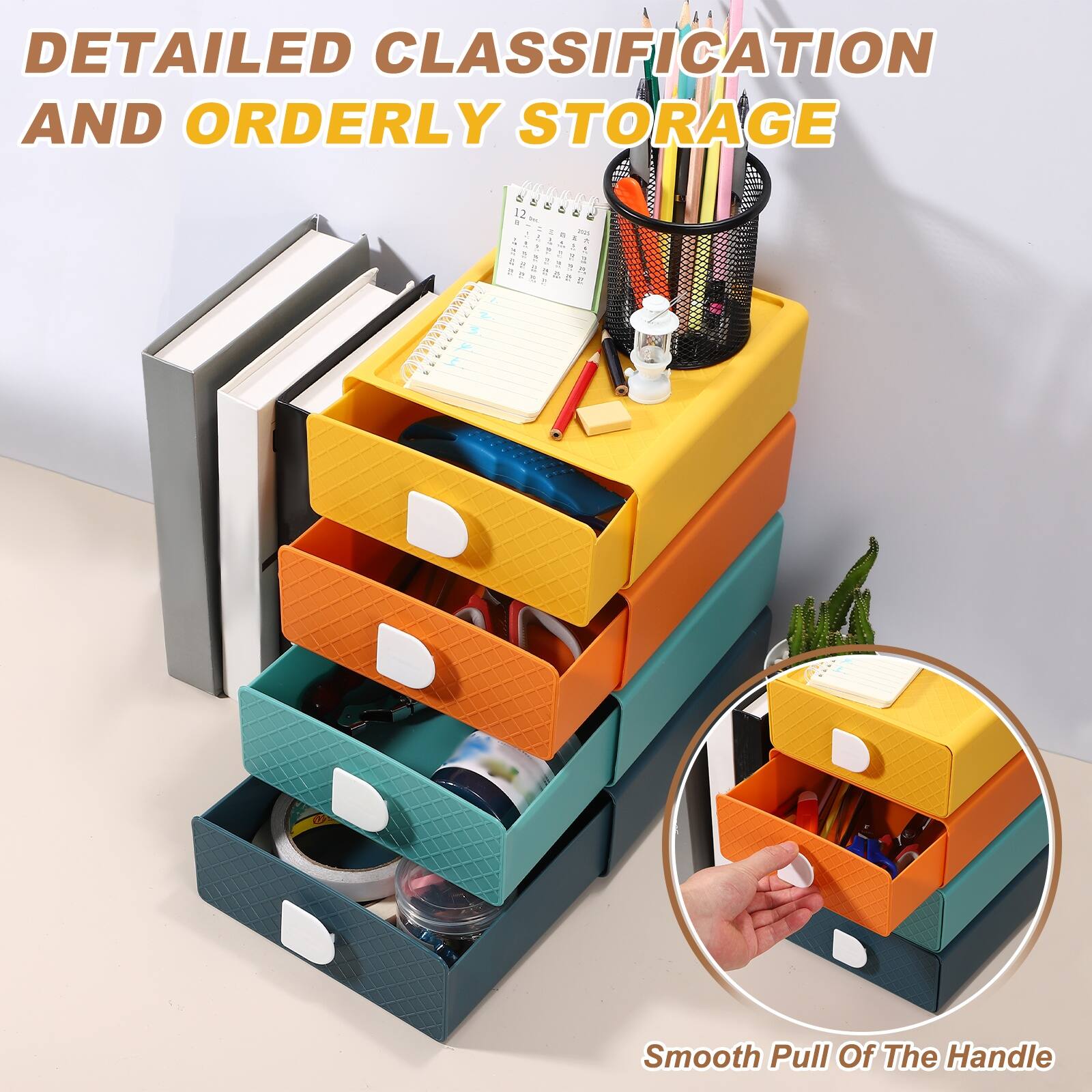 DETAILED CLASSIFICATION AND ORDERLY STORAGE

Smooth Pull Of The Handle