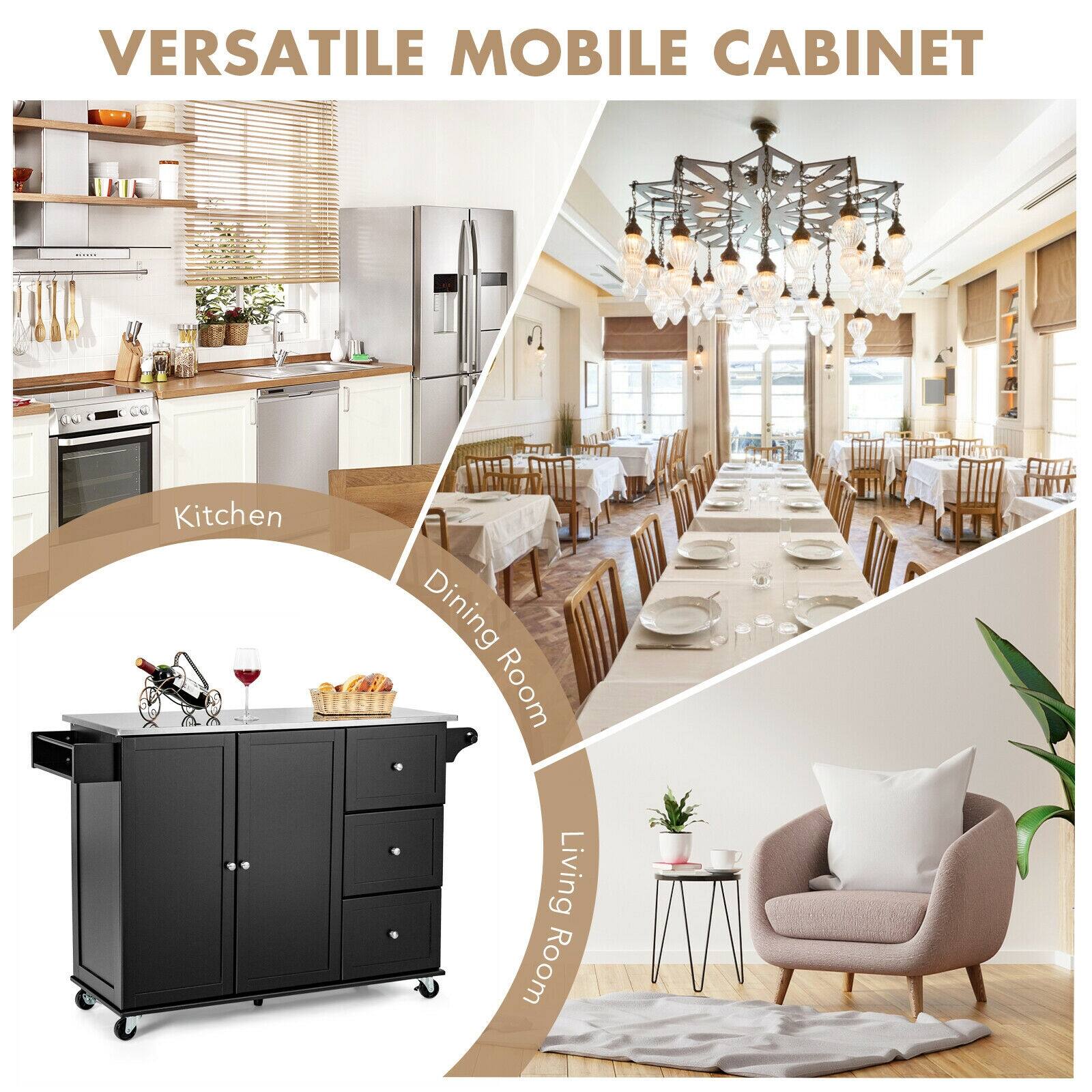 VERSATILE MOBILE CABINET
Kitchen
Dining Room
Living Room