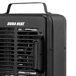Dura Heat - Euh343 1,500-watt-max Portable Milkhouse-style Heater And Fan, With Thermostat And Anti-freeze Setting - Black