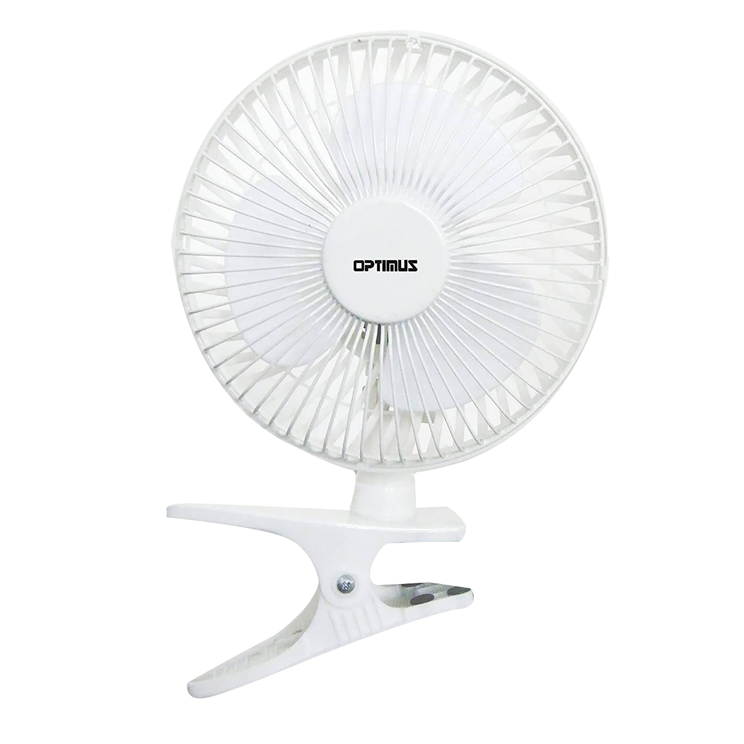 Alt View 1. Optimus - Optimus 6 in. Optimus Personal Clip-on Fan - White.