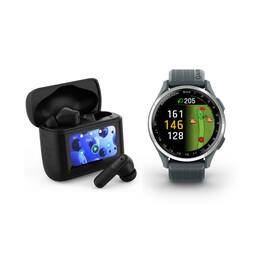 Garmin - Approach S44 Golf Smartwatch (Silver/Twilight) Bundle with T710 Earbuds - Silver - (2026)