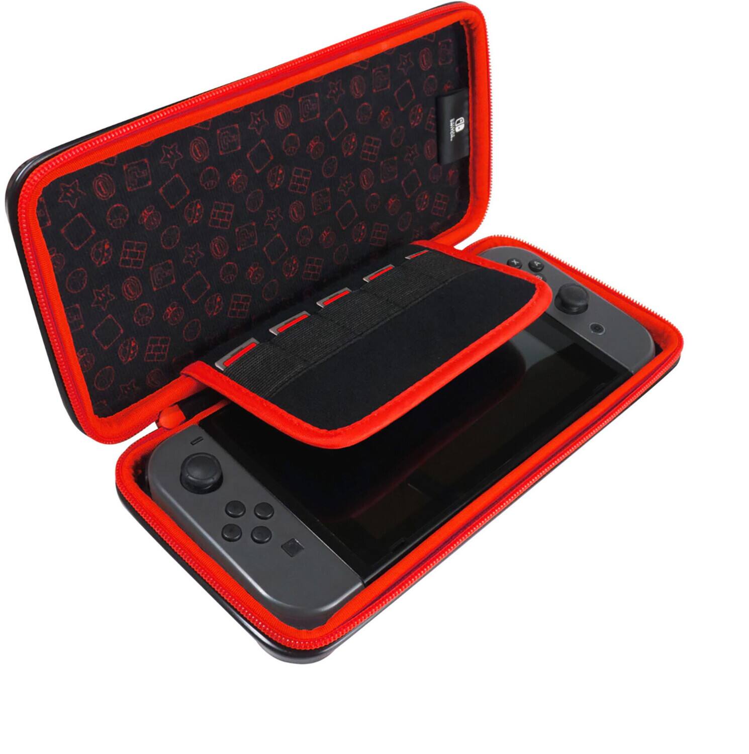 Alt View 2. Hori - Case - HORI Alumi Case - HORI Mario Edition:  Officially Licensed by Nintendo - Multicolor.