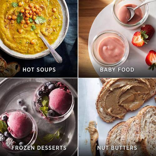HOT SOUPS  
BABY FOOD  
FROZEN DESSERTS  
NUT BUTTERS