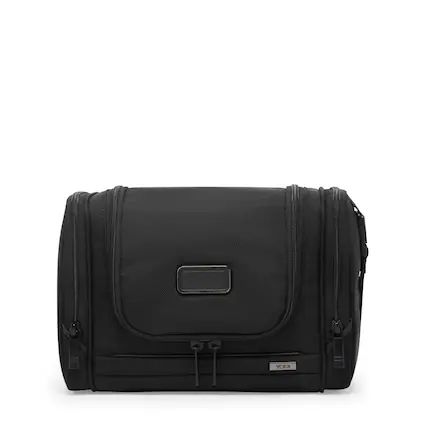 Front. TUMI - Alpha Hanging Travel Kit - Black.