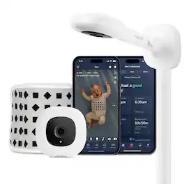 Nanit - Pro Smart Baby Monitor & Wall Mount - White