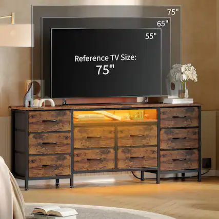 Reference TV Size: 75"
TV Size: 75" 65" 55"