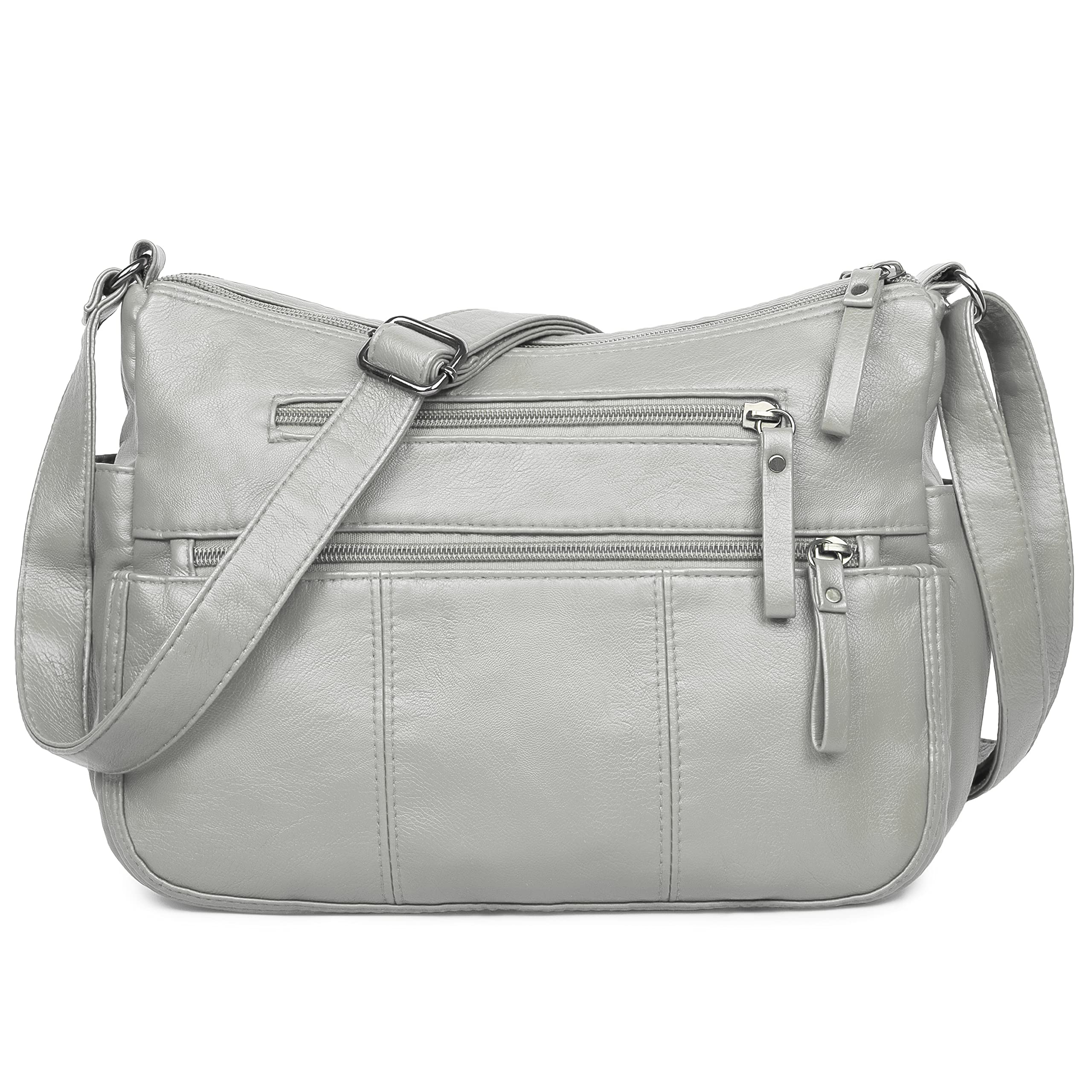 Live At Space - Purses For Women Soft Pu Leather Shoulder Bag Ladies Crossbody Purse And Handbags Lightweight Pocketbook ❤️【ULTRA SOFT - Beige-11.8"