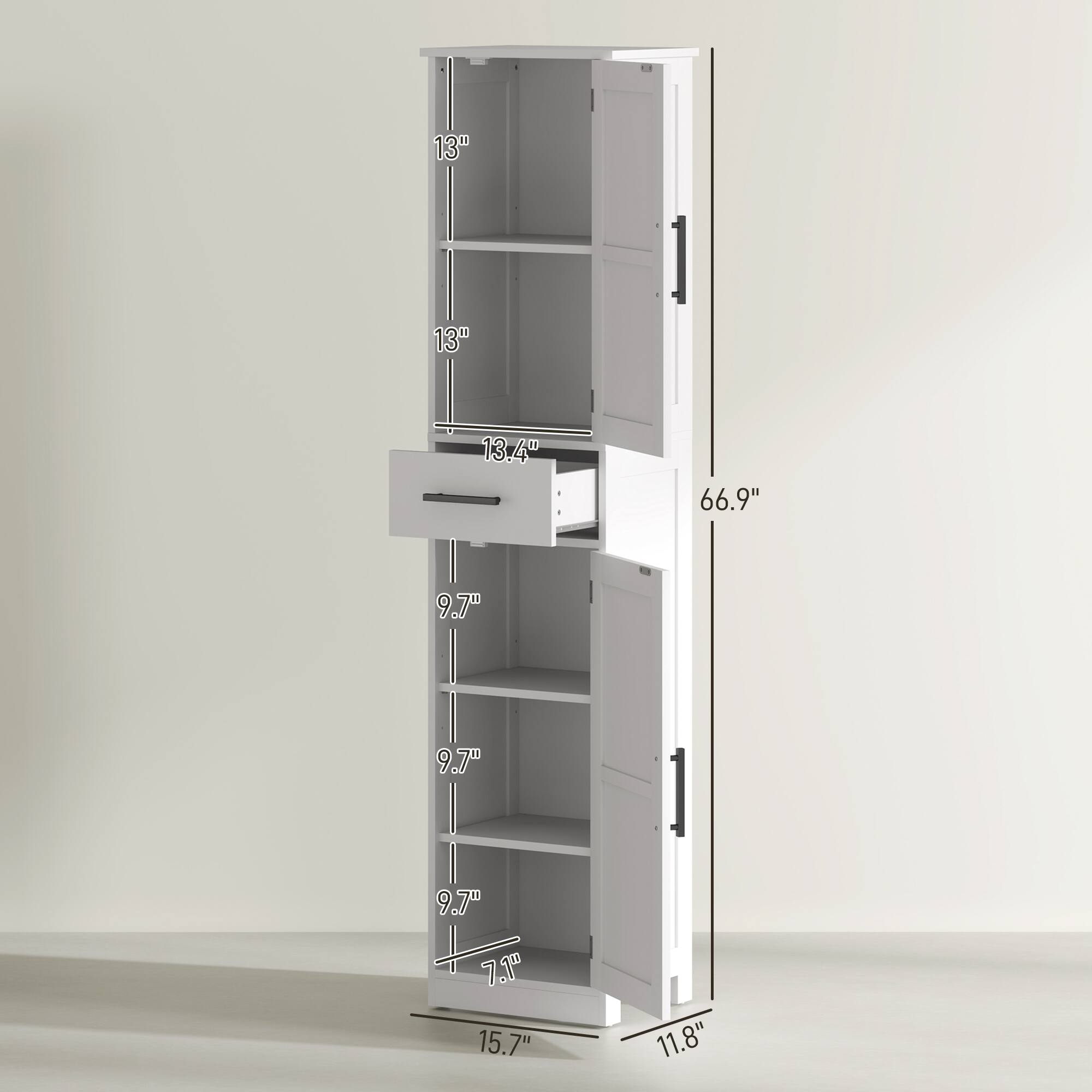 13"  
13"  
13.4"  
66.9"  
9.7"  
9.7"  
9.7"  
7.1"  
15.7"  
11.8"