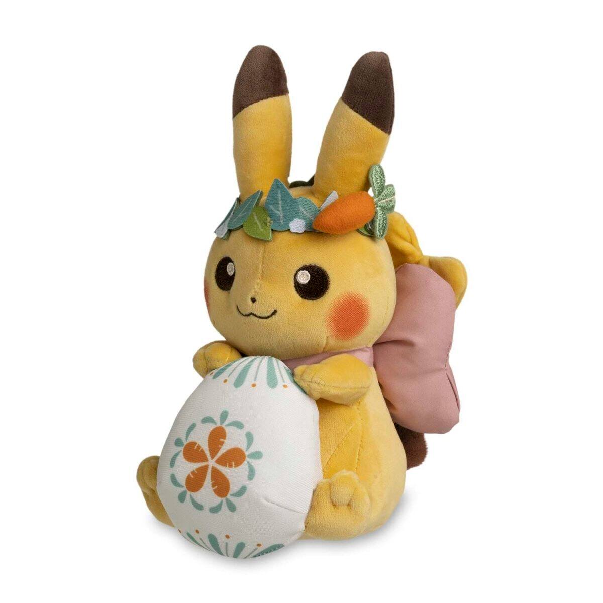 Front. Pokémon - Pokemon Center: Pikachu Happy Spring Plush (2023) - 8 ½ Inch.