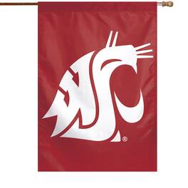 WinCraft - Washington State Cougars 28" x 40" Big Logo Single-Sided Vertical Banner - Multicolor