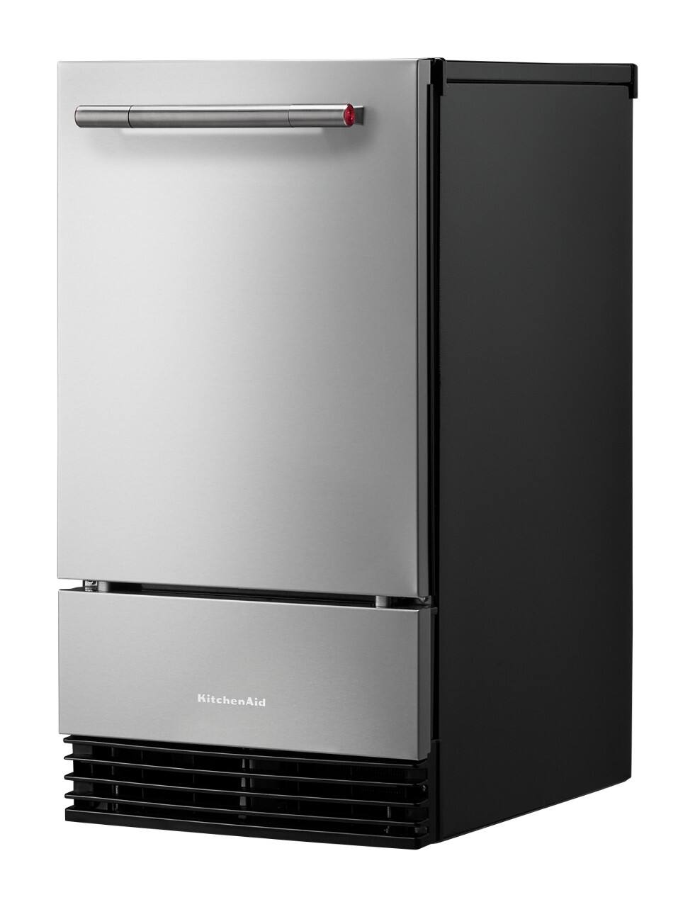 Alt View 9. KitchenAid - 18 inch 35-Lb. Ice Maker - PrintShield Stainless Finish.