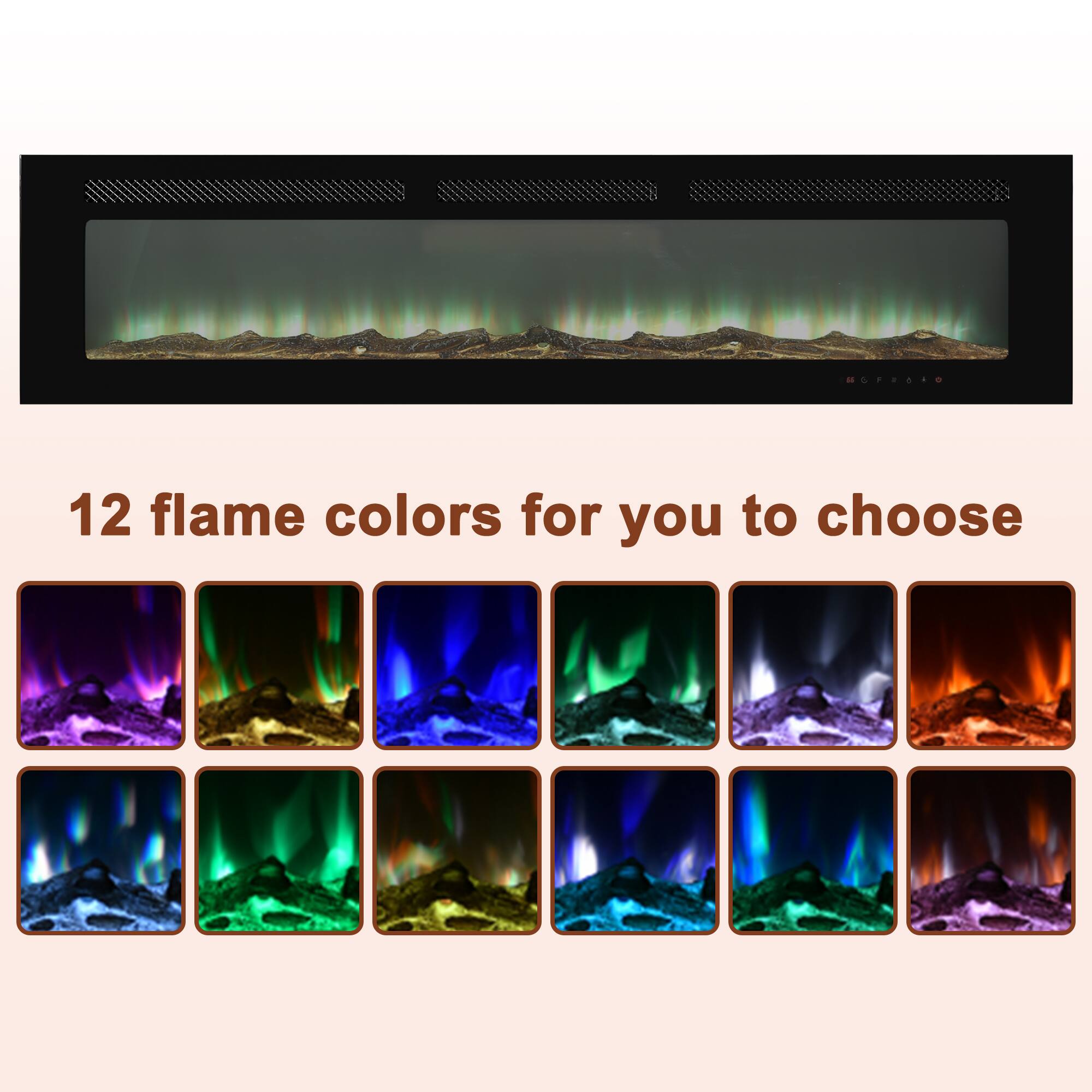 12 flame colors for you to choose