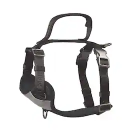 PET MARVEL - Adjustable Embroidered Stylish Dog Harness, Grey, L - Gray