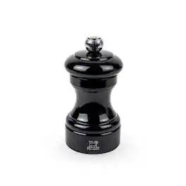 Peugeot - Bistro 4-In Pepper Mill, Adjustable Stainless Steel Grinder - (Pre-Filled) - Black