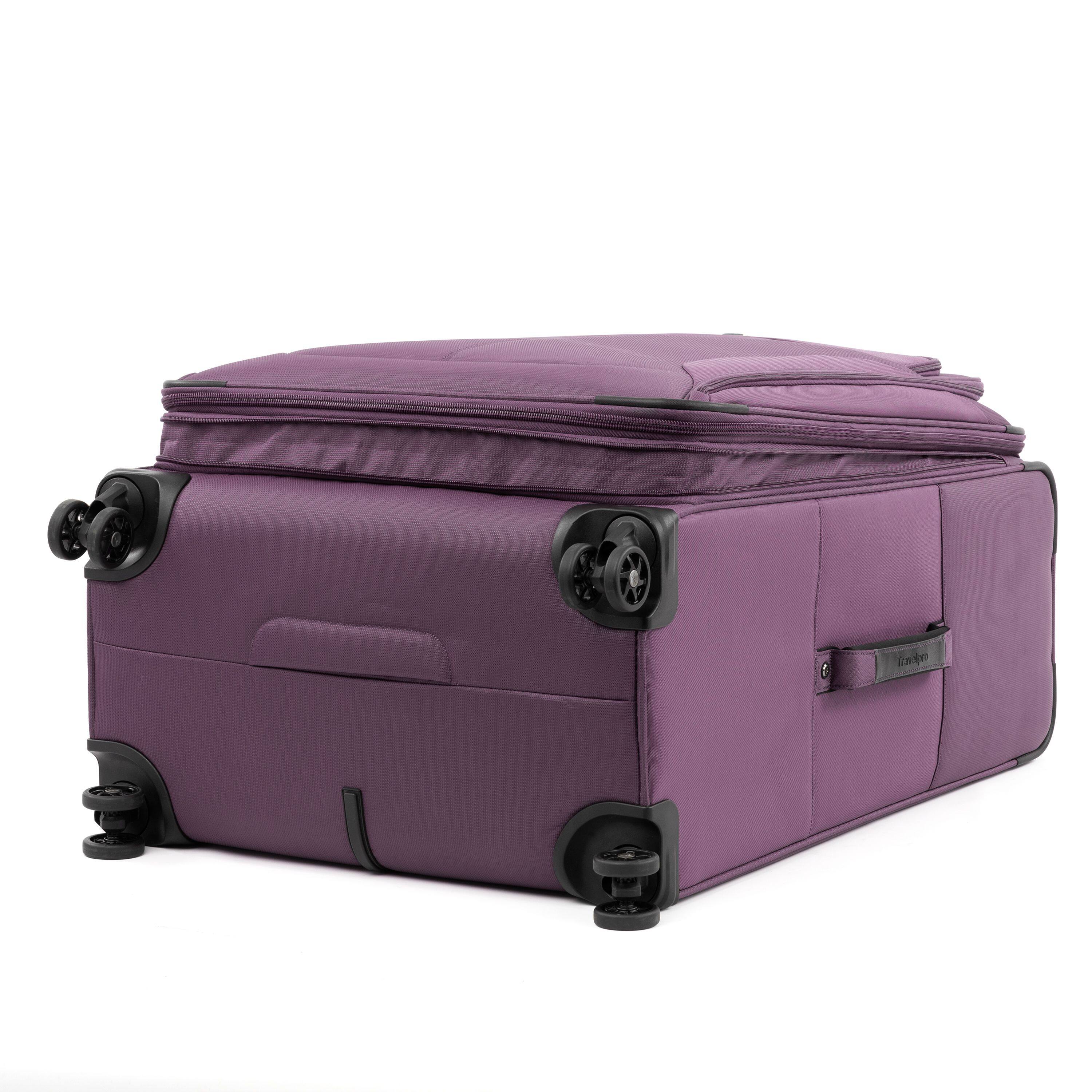 Alt View 1. Travelpro - Travelpro Tourlite Softside Expandable Luggage 29" Checked Spinner - Deep Purple.