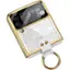 Alt View 12. SaharaCase - Marble with Ring Case for Samsung Galaxy Z Flip4 - White.