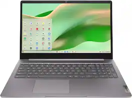 Lenovo - 15.6" Touchscreen IdeaPad 3 Chromebook-Intel Pentium-4GB RAM Memory-128GB Storage - Gray