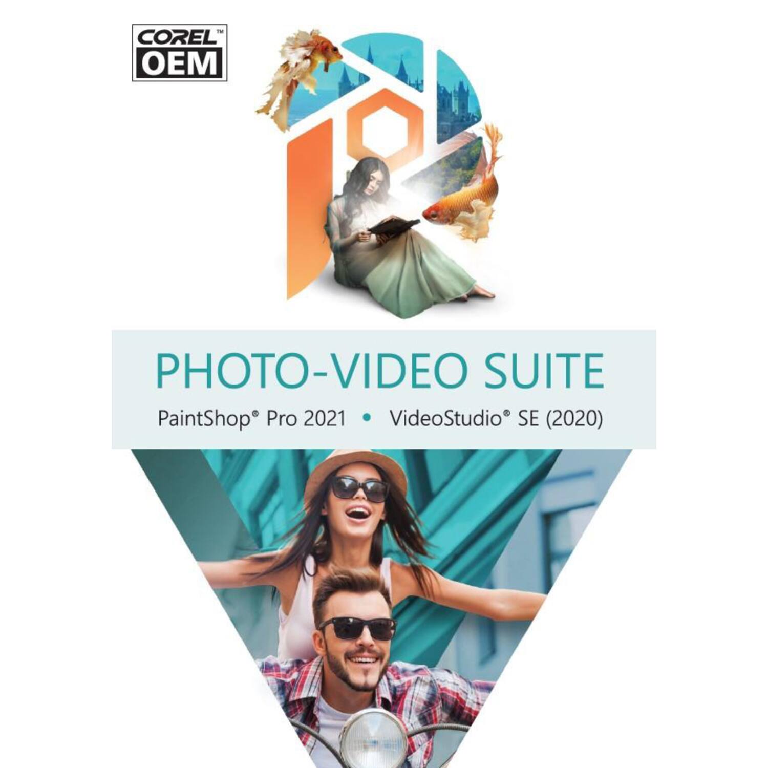COREL OEM PHOTO-VIDEO SUITE  
PaintShop Pro 2021  
VideoStudio SE (2020)