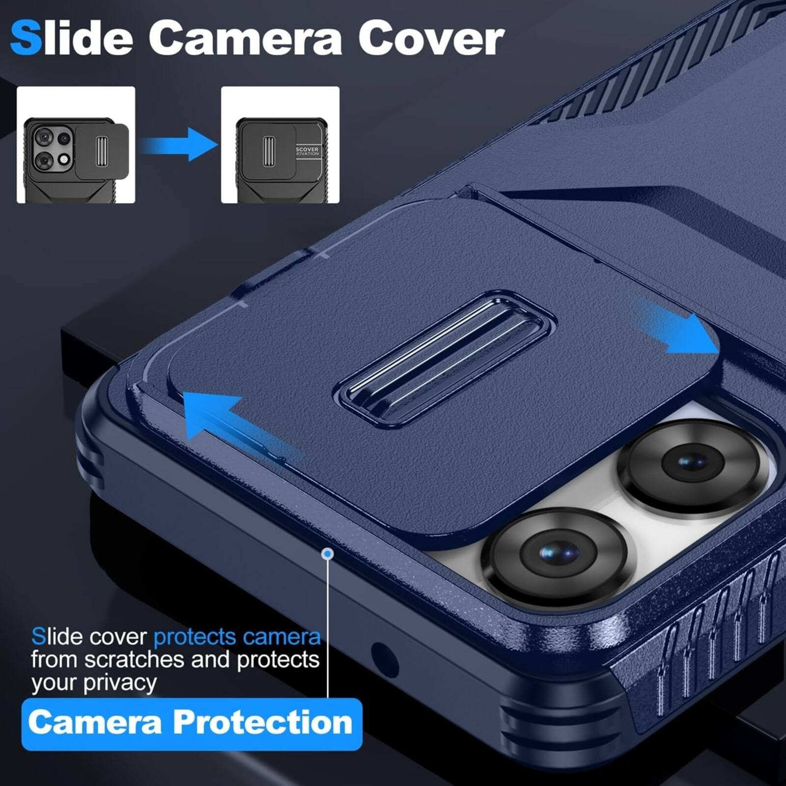 Slide Camera Cover

SCOVER BOUATION

Slide cover protects camera from scratches and protects your privacy

Camera Protection