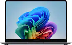 Front. Samsung - Galaxy Book6 Pro - Copilot+ PC - 14" 3K AMOLED Touch Screen Laptop - Intel Core Ultra 7 - 16GB Memory -512GB SSD - Gray.