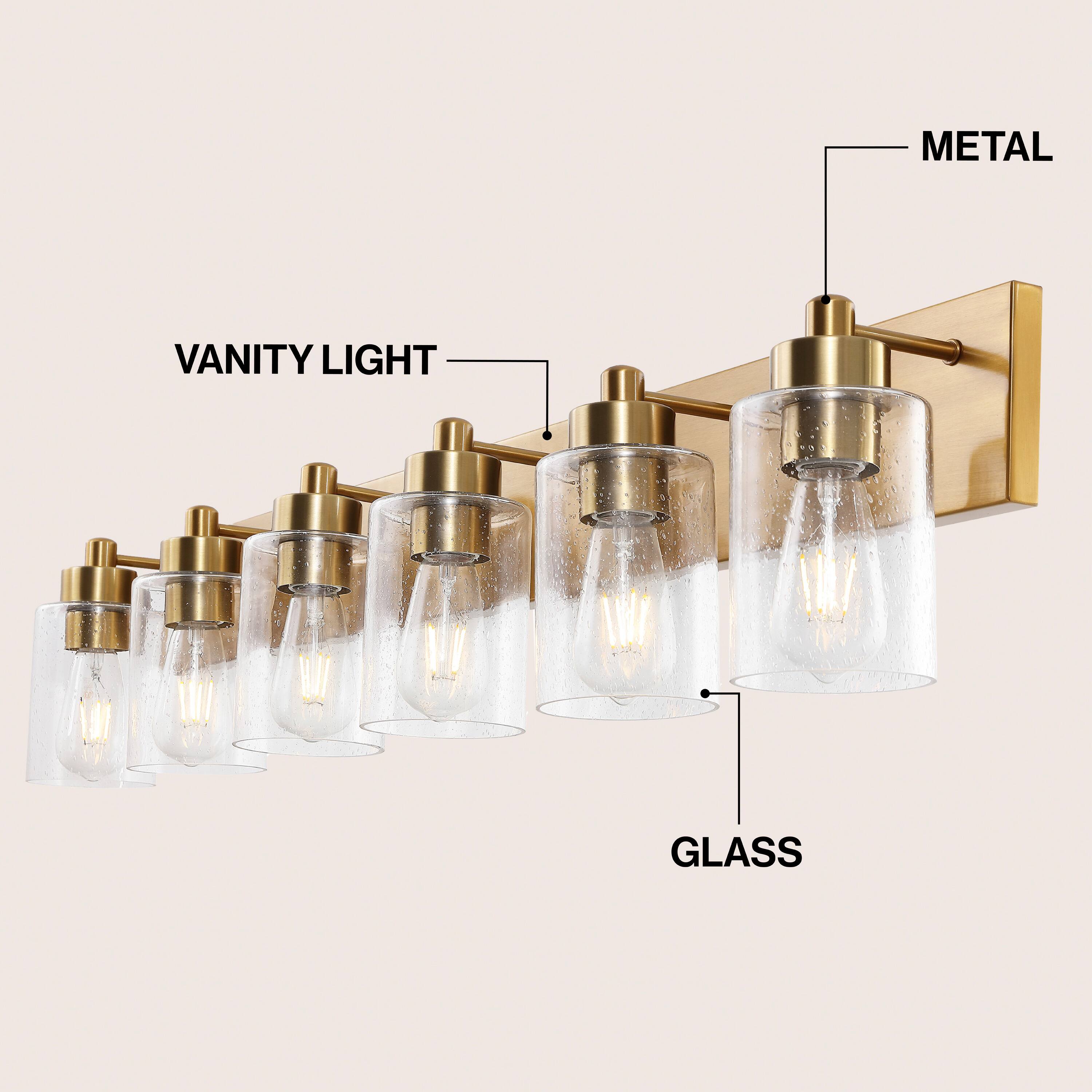 Vanity Light  
Metal  
Glass