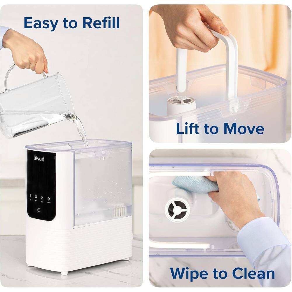 Easy to Refill  
Lift to Move  
Wipe to Clean