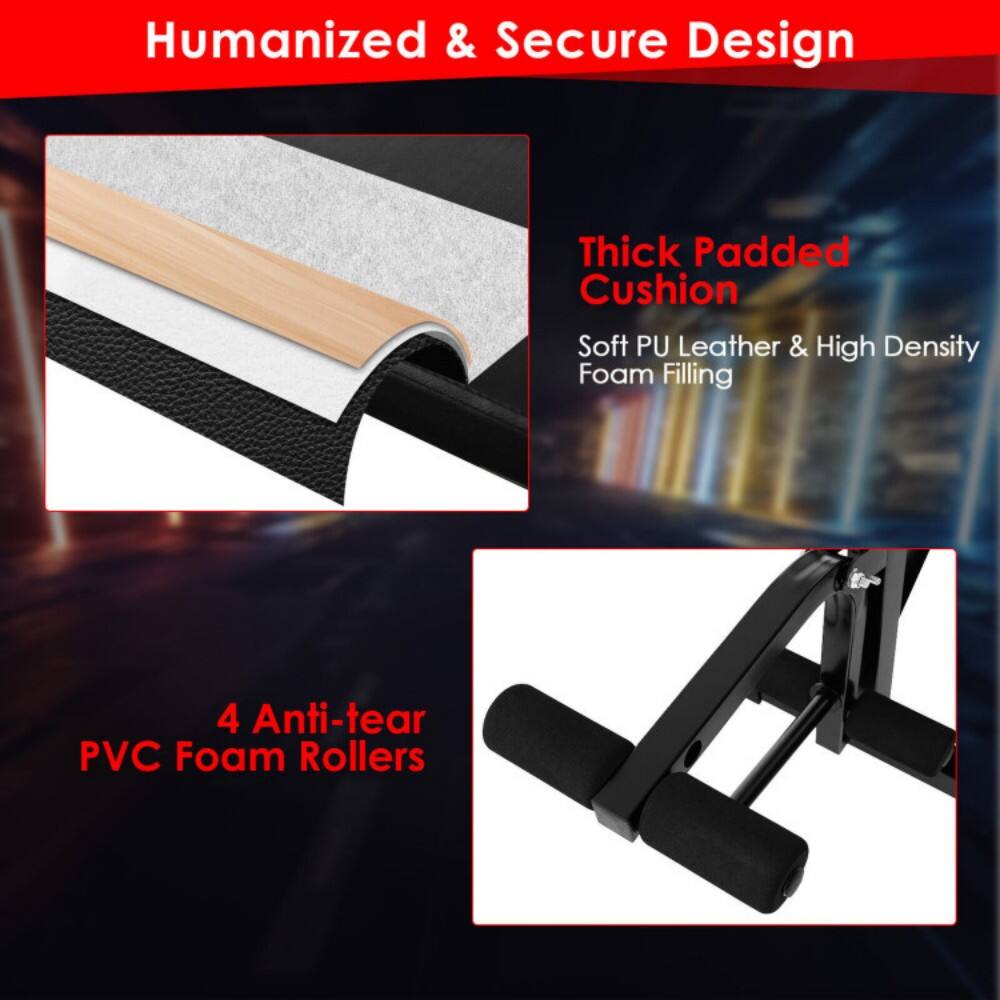 Humanized & Secure Design

Thick Padded Cushion
Soft PU Leather & High Density Foam Filling

4 Anti-tear PVC Foam Rollers