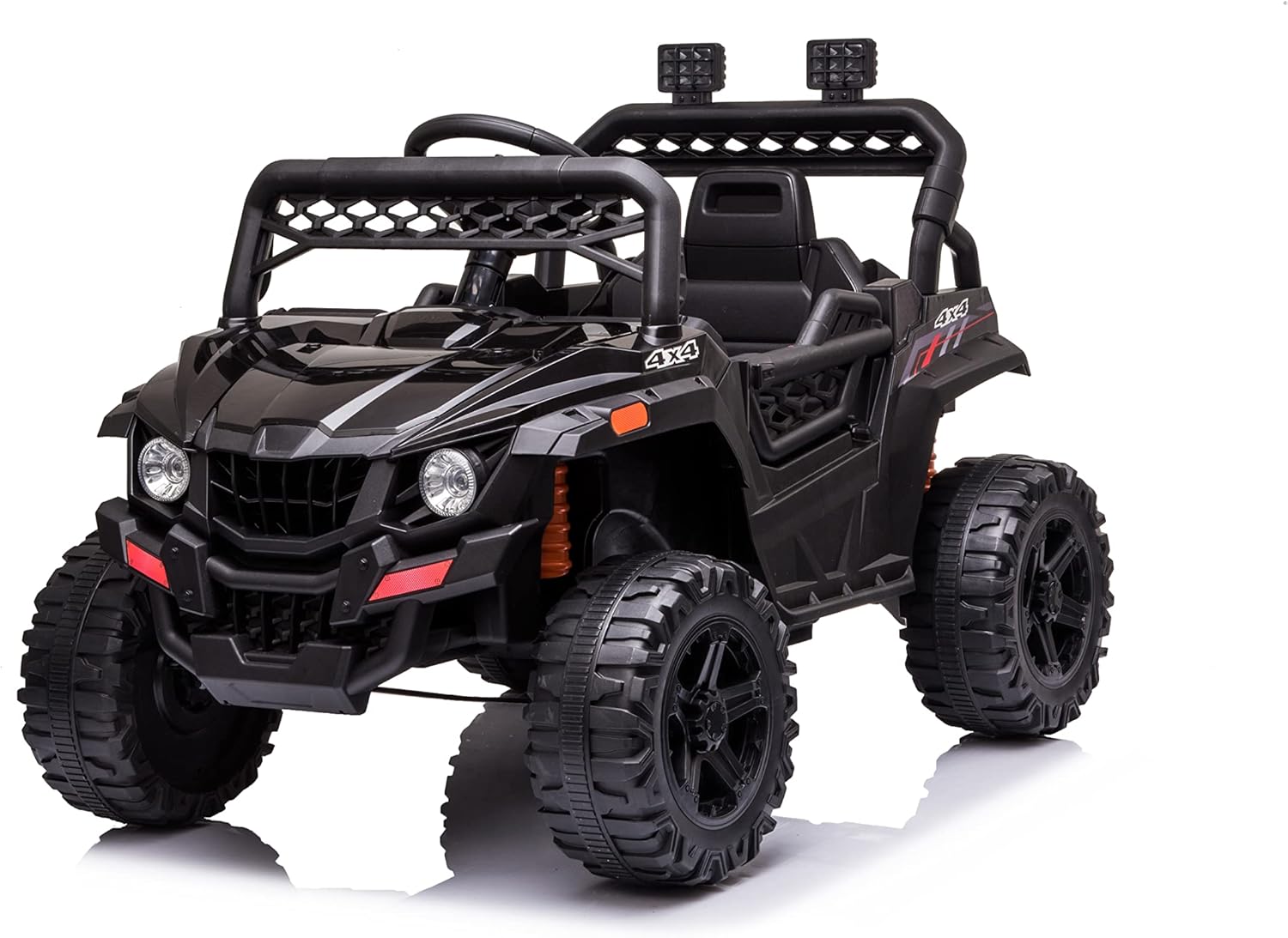 Homhougo - 12V Kids Ride On Truck Car Toddlers Electric Vehicle Powered Wheels Car Toy with Remote Control,Spring Suspension price history on PriceWatchPro