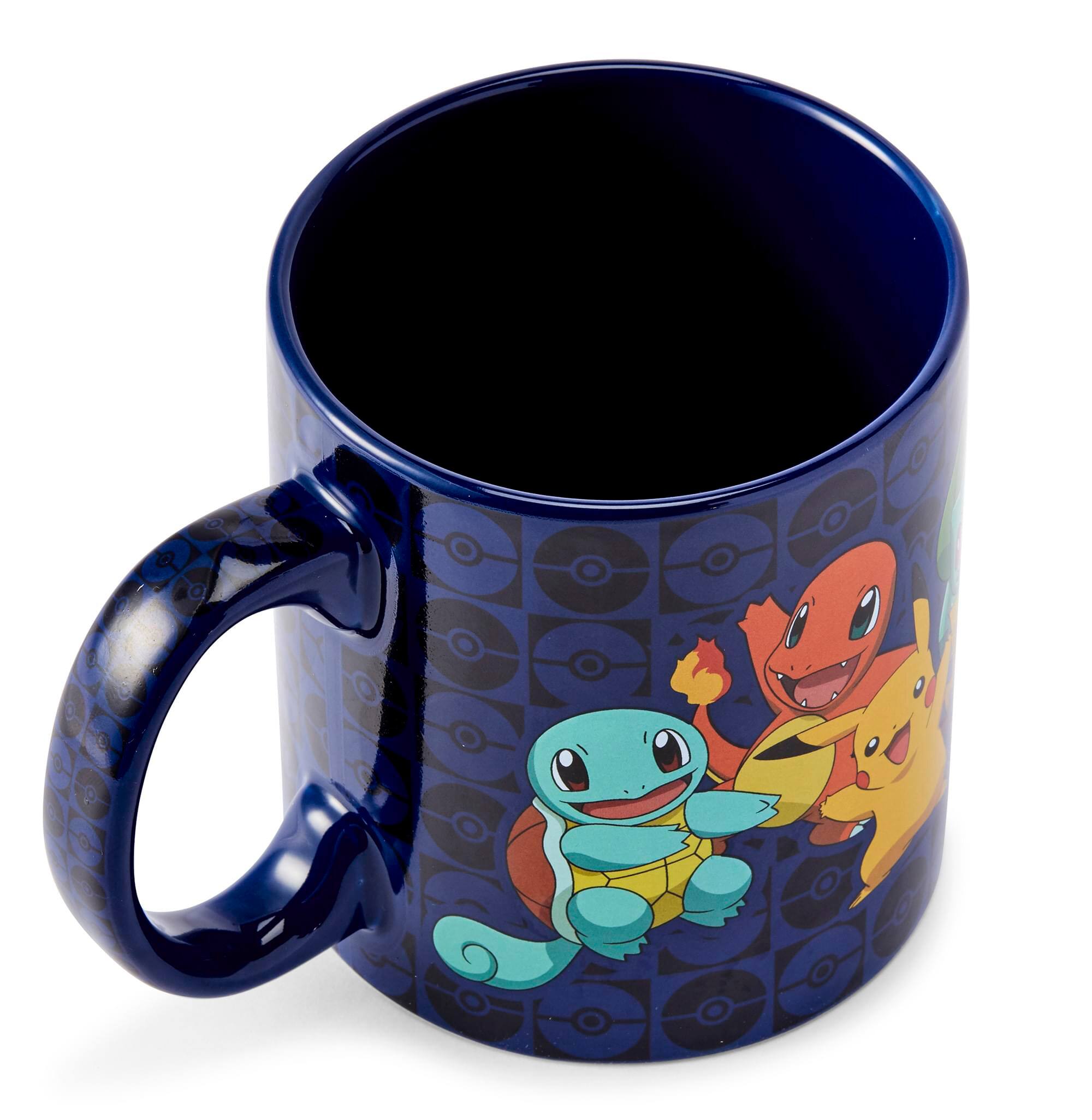 Alt View 10. Pokémon - Pokémon Original Generation One Starters Coffee Mug | Features Pikachu & More - Blue.