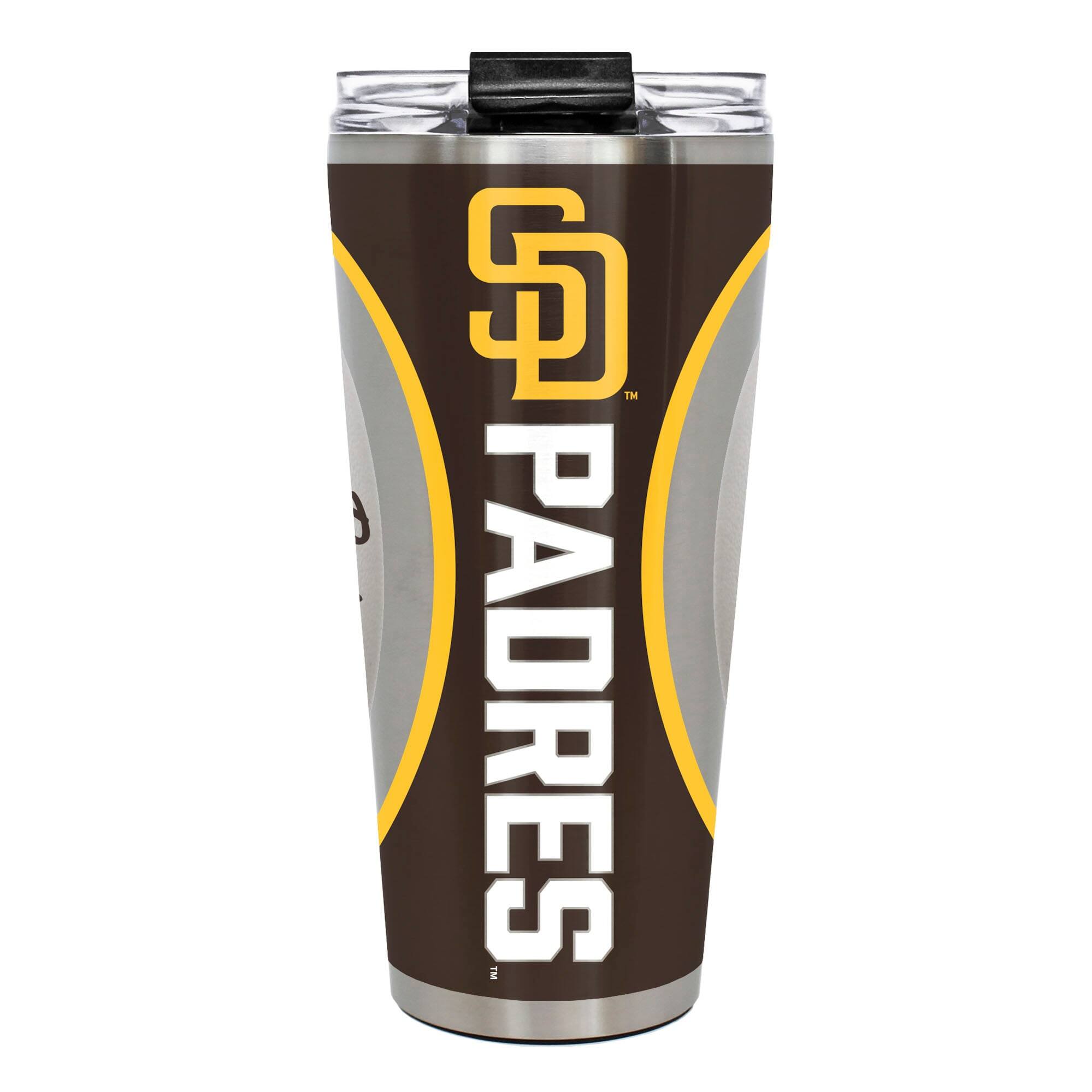 Great American Products - San Diego Padres 32oz. Big Slim Game Ball Travel Tumbler - White price history on PriceWatchPro