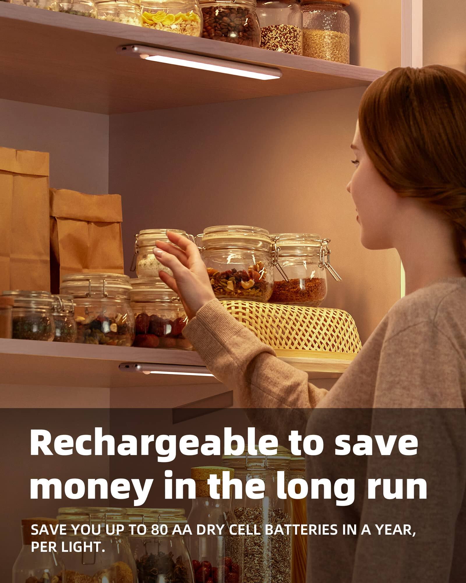 Rechargeable to save money in the long run

SAVE YOU UP TO 80 AA DRY CELL BATTERIES IN A YEAR, PER LIGHT.