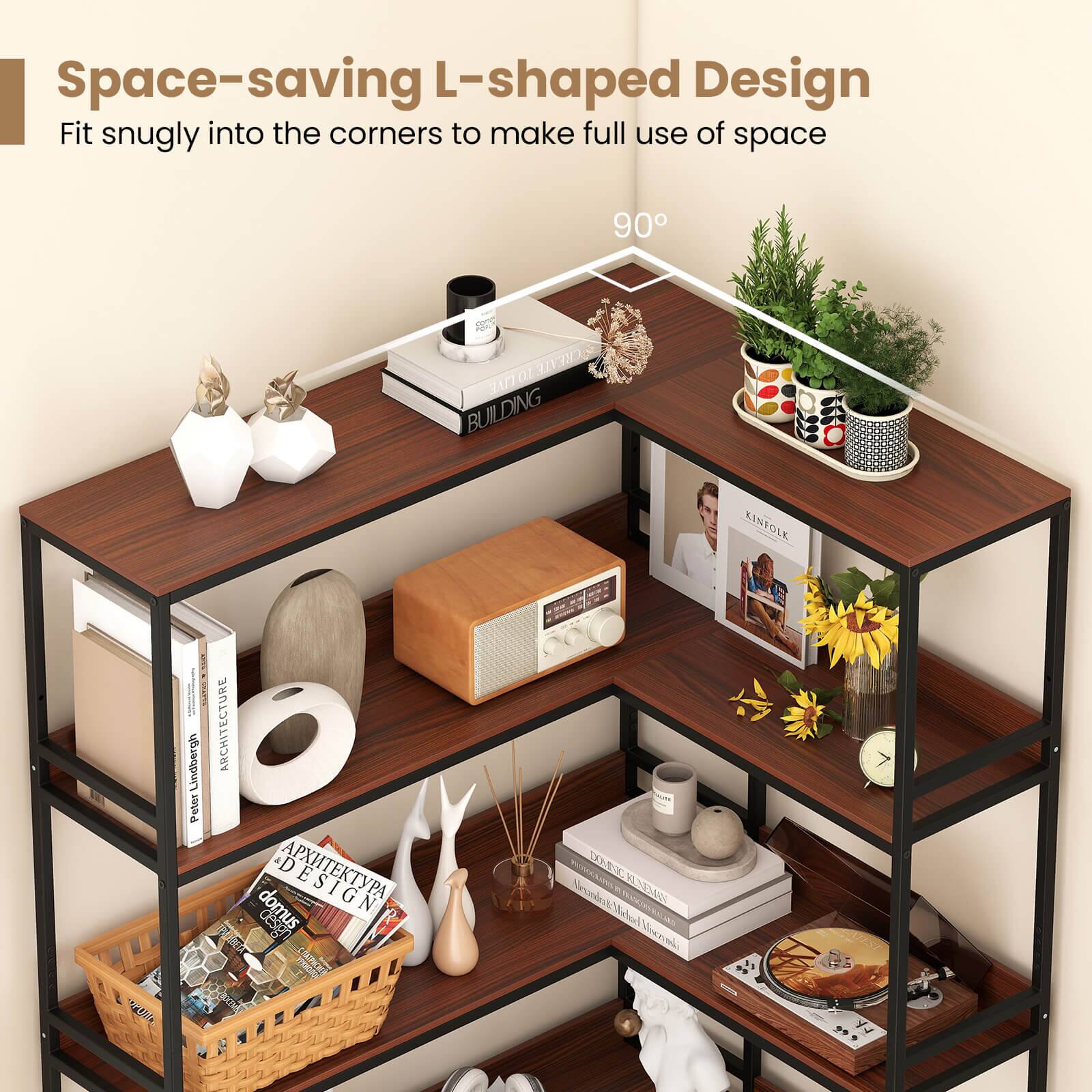 Space-saving L-shaped design: Fit snugly into the corners to make full use of space.