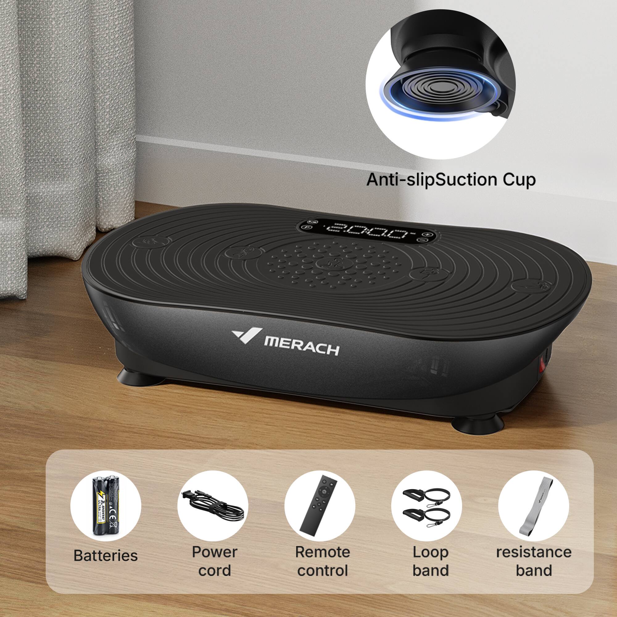 MERACH V33 Vibration Plate for Lymphatic Drainage Weight Loss